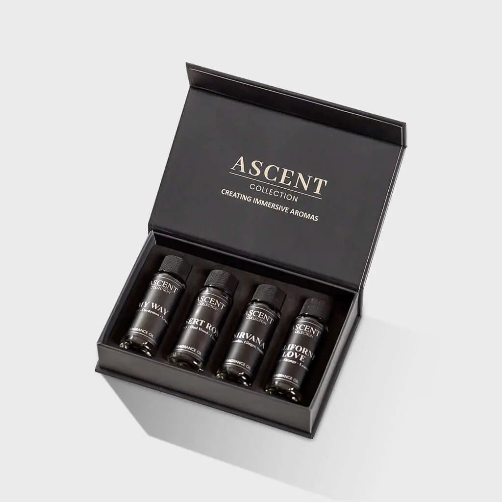Hotel Collection Favourites – 4×20 ml Sample Pack — cold air scent diffuser | Ascent Collection