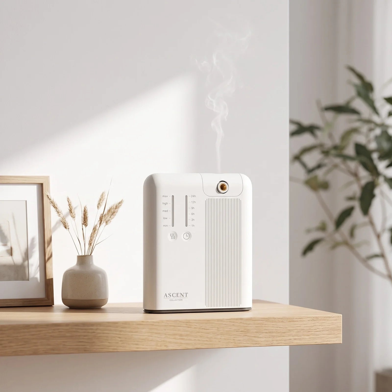 Scent Mist Diffuser in Black — waterless cold air scent diffuser | Ascent Collection