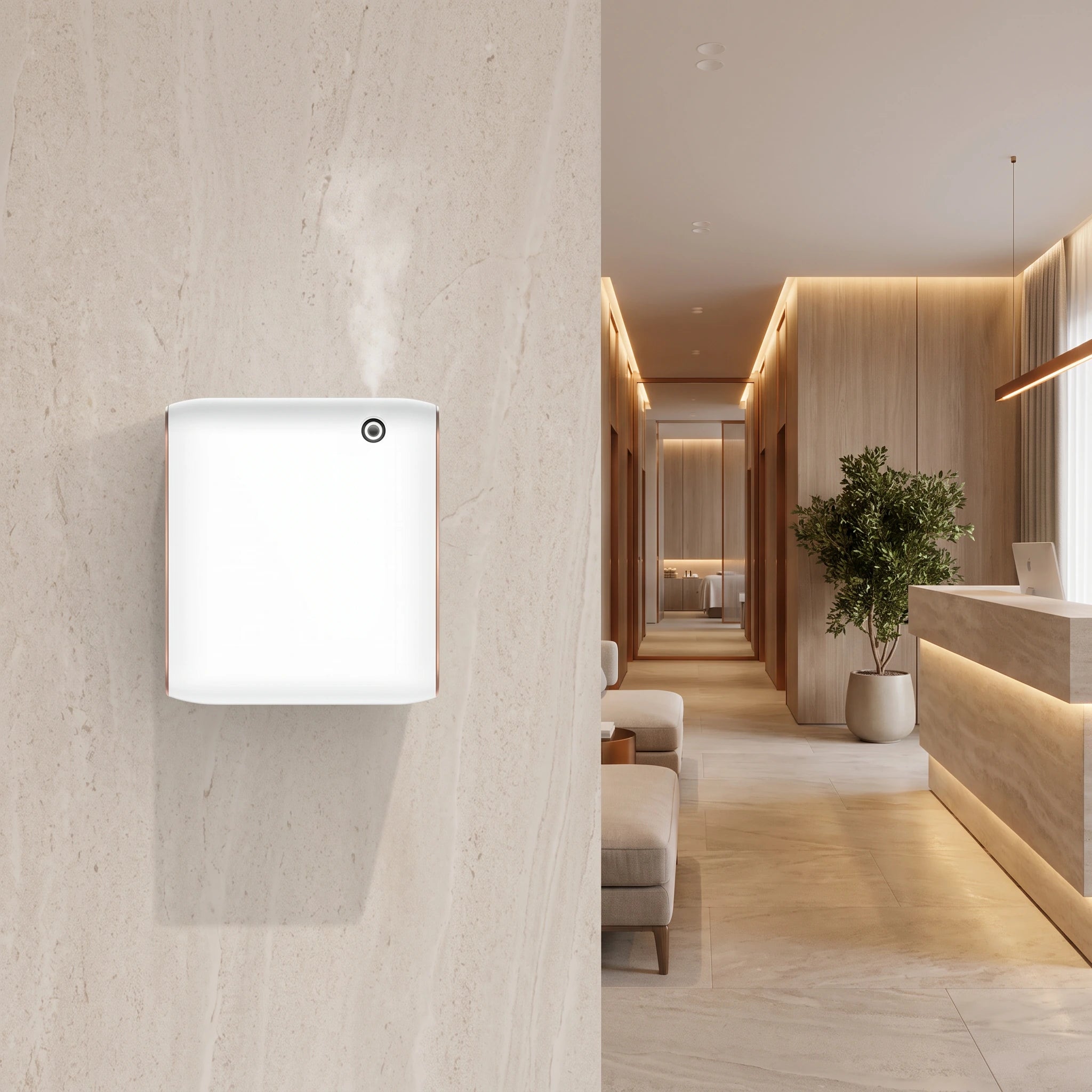 Scent Wall Diffuser in Black — cold air scent diffuser | Ascent Collection