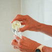 Pour oil into bottle