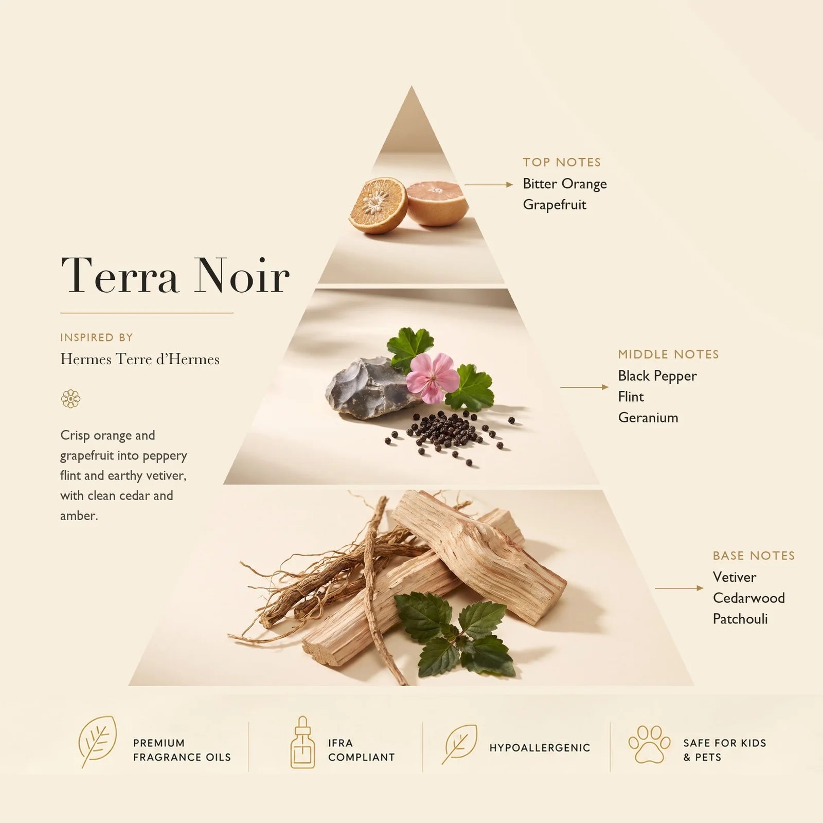 Terra Noir: Inspired by Hermes Terre d'Hermes ASCENT COLLECTION